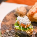 天ぷらバル 天むす 銀座 たけぞう - 