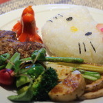 鉄板焼ばらもんや - 子供注文分には、またしても特別デコしていただけました。。感謝