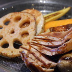 鉄板焼ばらもんや - 「オリジナルバラモンポークランチ」メイン皿