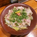 隠れ家Dinning　味杜 - 豚肉と白菜のちり蒸し　お餅、ベーコン入り