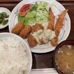 げんぱち - フライセット950円