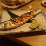 uohachiandokushihacchin - 秋刀魚塩焼　魚八　