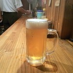 立ち呑み拳 - 生ビール（420円）　2014.08