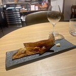 ブラッスリー 航 - 白ナスのフリット バスク塩