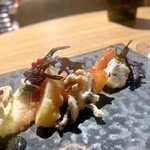 ブラッスリー 航 - いちじくとゴルゴンゾーラくるみ、ハチミツ