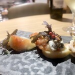 ブラッスリー 航 - いちじくとゴルゴンゾーラくるみ、ハチミツ