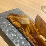 ブラッスリー 航 - 白ナスのフリット バスク塩