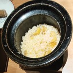 和心とんかつ あんず はなれ - 土鍋栗ご飯