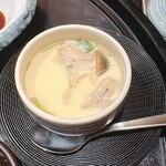 花いちもんめ - 花いち定食(刺身2種付)  ¥1,000  茶碗蒸し
