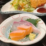 花いちもんめ - 花いち定食(刺身2種付)  ¥1,000