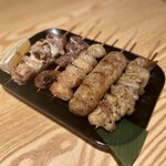 完全個室居酒屋 串ごろ - 串五本盛り