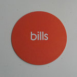 bills - このコースターはお土産にもらっても良かったのだろうか？