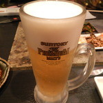 焼肉  炭聖 - 生ビール