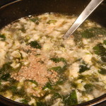 焼肉  炭聖 - たまごスープ