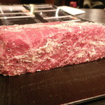 焼肉  炭聖 - 赤身ステーキ200g