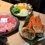 しゃぶしゃぶ すき焼き かに食べ放題 和牛と豚...そしてカニ 心斎橋駅前店 - 