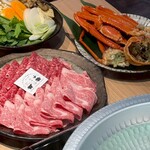 しゃぶしゃぶ すき焼き かに食べ放題 和牛と豚...そしてカニ 心斎橋駅前店 - 