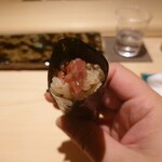 鮨 むらやま - 鮪の手巻き