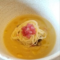 島キュイジーヌ あーすん - アミューズ 勝連モズク 焼きナス