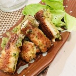 わんつか - ちくわチーズ磯辺揚げ