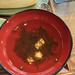 旬家ばんちゃん - もずくのおつゆ