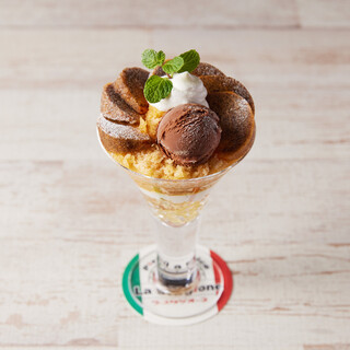 メインが選べるランチセット＆食後には季節のドルチェを堪能♪