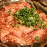 焼肉  炭聖 - ガツ刺し