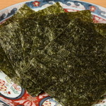 すごい煮干ラーメン凪 - 国産薫海苔