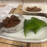 創作おばんざい しあわせになりたい - 生ピーマン肉みそ