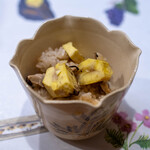 うを徳 - 2025.9 北海道上富良野産松茸と笠間産栗のおこわ