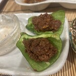 創作おばんざい しあわせになりたい - 生ピーマン肉みそ