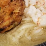 塩そば専門店 桑ばら - 特製海老塩中華そば ～中太麺～