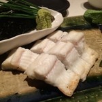 島之内 一陽 - 穴子白焼き山葵と海苔で