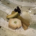 酒亭 田中 - 漬物合わせ