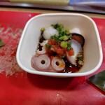 立喰 さくら寿司 - タコの吸盤ポン酢