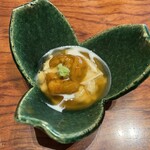 とり田 - 雲丹と生湯葉