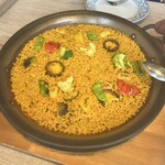 スペイン料理＆ワイン パエリア専門店　ミゲルフアニ 横浜店 - 野菜のパエリア　　　2人前　3600円