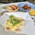 Caffe Terrazza Ukai - 海老のレモンパスタセット