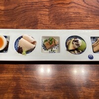とり田 博多本店 - 前菜5種盛り