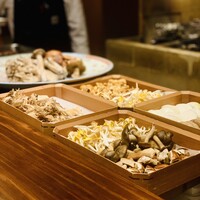 Gibier MIYAMA - 内観1：ご用意されていた夏キノコ