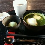 深緑茶房 - お茶ぜんざい