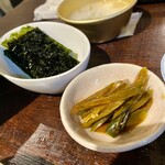 炭焼ホルモン えいた - 韓国のり 青唐辛子醤油漬け
