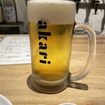 居酒屋akari - 香るエールを寸胴ジョッキで出すとこ、まずない♡