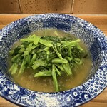 月泉 - 空芯菜の旨塩炒め