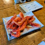 お宿 お食事処 鱗晃荘 - 朝採れ甘海老