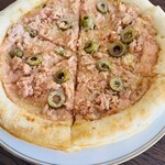 土論堂 - 鮭と明太子のピザ