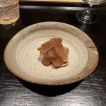 うなぎ 塚本 - 白アラの生姜醤油和え