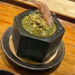 かにじぇんぬ　麻布 - 御石　毛蟹　鮑