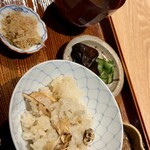 かにじぇんぬ　麻布 - お食事　松茸ご飯