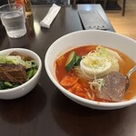 明明家 - B冷麺+ミニ角煮丼